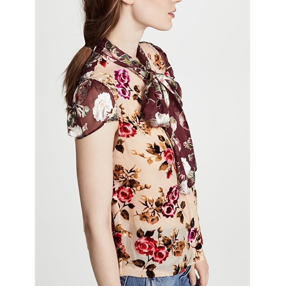 💥Last 1💥NWT ALICE + OLIVIA PUSSY BOW TOP - Picture 8 of 10